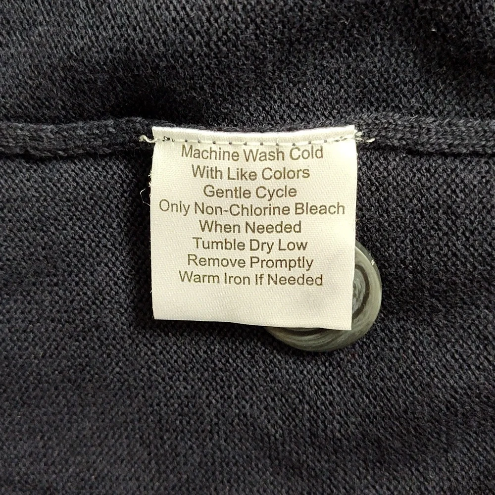 Jos. A. Bank Mens Cardigan Sweater With Arm Patches